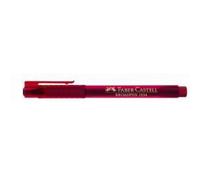 FABER-CASTELL Fineliner BROADPEN 1554, rouge