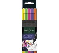 FABER-CASTELL Fineliner GRIP FINEPEN Neon Étui de 5 pièces