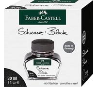 Faber-Castell Flacon d'encre en verre 30 ml Noir