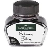 FABER-CASTELL Flacon d'encre, contenu: 30 ml, noir