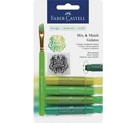 Faber-Castell Blister De 4 Craies Gelatos Vert