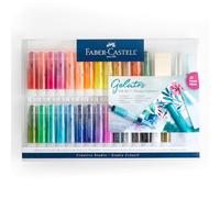 Faber-Castell Gelatos Original Coffret cadeau - 28 couleurs - Lot de 34 bâtonnets de couleur multi-usage