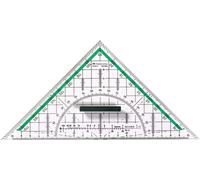 FABER-CASTELL Geometrie-Dreieck groß mit Griff 20 cm