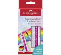 Faber-Castell Paillettes Glitter Rainbow – tube de 12 ml – 2x BC
