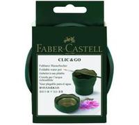 Faber-Castell – Gobelet peinture Clic & Go 181520 – Plastique – Vert
