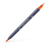 Faber-Castell Feutre Goldfaber Sketch – double pointe fine et pinceau – orange cadmium foncé (115)
