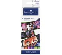 FABER-CASTELL - Goldfaber Sketch Marker Graphic Novel, 6 couleurs