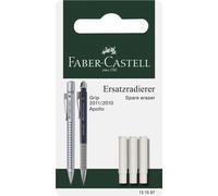 FABER-CASTELL Gomme de rechange pour porte-mines GRIP 2011 3 gommes