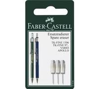 FABER-CASTELL Lot de 3 Gommes de rechange pour porte-mine TK-FINE