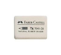 Faber-Castell Gomme En Caoutchouc 7041-40, Blanc