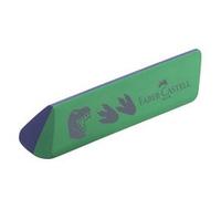FABER-CASTELL Gomme en plastique 'Dino', vert/bleu