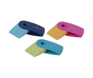 FABER-CASTELL Gomme en plastique SLEEVE MINI, assorti