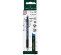 Faber Castell Grip 1347 Mechanical Pencil B Lead with 12 Spare Leads, Matching b