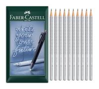 Faber-Castell Grip 2001 Lot de 10 crayons triangulaires en graphite mine HB