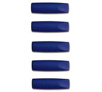 Faber-Castell Grip 2001 Lot de 5 capuchons en caoutchouc pour crayons Bleu