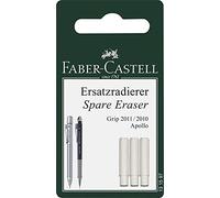 Gommes de Rechange - FABER-CASTELL - Grip 2011 - Blister de 3 - Haute qualité - Idéal pour le dessin