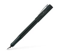 Faber-Castell Grip 2011 - Stylo-plume Pointe M Noir ergonomique pour adulte
