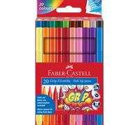 Faber-Castell Feutres Grip – Lot de 20