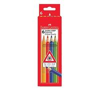 Faber Castell "Jumbo Grip" Coloured Pencil (Set of 6)
