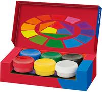 FABER-CASTELL - Kit de gouache, 6 couleurs à la détrempe 20 ml chacune | Peintures de loisirs créatifs pour les enfants, l'école, la maternelle et les techniques de peinture créatives