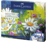 [379280] Faber-Castell Kit de peinture acrylique, 18 pièces