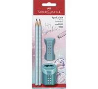 FABER-CASTELL Kit d'écriture GRIP SPARKLE, rosé