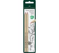 Faber-Castell - Le set 2 crayons gomme perfection