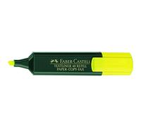 FABER-CASTELL Lot de 10 Surligneurs TEXTLINER 48 Refill Pointe Biseau 1-5 mm Jaune fluo