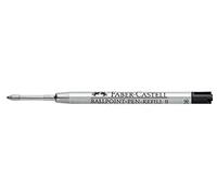 FABER-CASTELL Lot de 12 Recharges pour Stylo à bille pointe Moyenne grande contenance noir