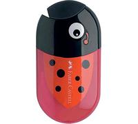 FABER-CASTELL Taille-crayon double 'coccinelle', rouge/noir G