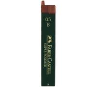 Faber-Castell Lot De 3 Boites De 12 Mines Pour Porte-Mine 0,5 Mm Super-Polymer 9065 S- Dureté B