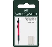 Faber-Castell Lot De 3 Gommes De Rechange Pour Porte-Mine Grip-Matic
