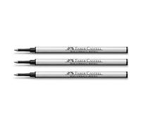 FABER-CASTELL Lot de 3 Recharges roller fine writing céramique bleu