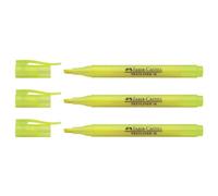 Faber-Castell Lot De 3 Surligneurs "Textliner 38" Jaune