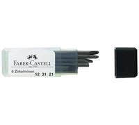 FABER-CASTELL Lot de 5 mines de rechange pour compas à réglage rapide