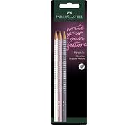 Faber-Castell 218485 Sparkle Sommer Lot de 3 crayons à papier Dureté B