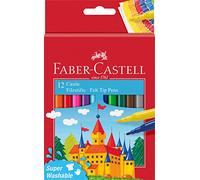 Faber-Castell Feutres lavables Château Lot de 12