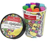 FABER-CASTELL - Lot de surligneurs Ice Cream Cup, 10 surligneurs