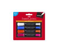 Faber Castell Marqueur à craie liquide Action de pompe colorée vibrante assortie