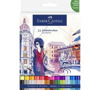 Faber-Castell Marqueur Aquarelle Goldfaber, Étui De 24