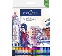 FABER-CASTELL Marqueur aquarelle GOLDFABER, étui de 24