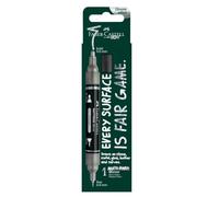 FABER-CASTELL - Marqueur Multimark Mirror Chrome | Stylo Chrome à double pointe 0,8 mm et 3,0 mm, effet miroir ultra-brillant