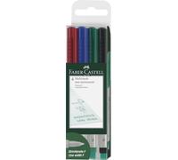 Faber-Castell - Marqueur Multimark Permanent F, bleu | Encre permanente pour films, CD, verre, plastique et métal