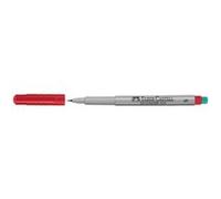 FABER-CASTELL Marqueur NonPermanent MULTIMARK S, rouge Rouge G