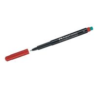 Faber-Castell 151321 Marqueur CD MULTIMARK - permanent, F, rouge