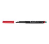 FABER-CASTELL Marqueur permanent MULTIMARK F, rouge Rouge G