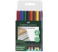 FABER-CASTELL Marqueur permanent MULTIMARK M, étui de 8