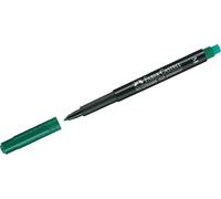 FABER-CASTELL Marqueur CD/DVD MULTIMARK Permanent Pte Moyenne Vert