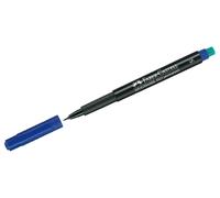 FABER-CASTELL Marqueur permanent MULTIMARK S, bleu Bleu