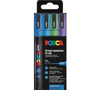 Faber Castell Marqueur UNI POSCA PC-3M 0,9-1,3 4er paillettes c